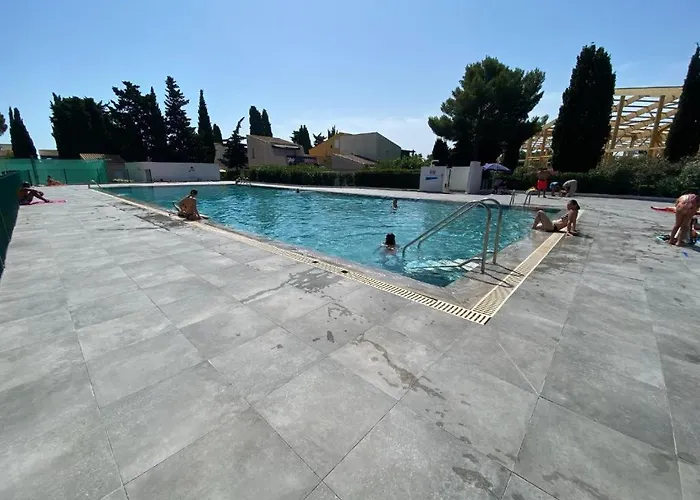 5039 - Cap D'agde Joli T3 Parking Piscine Clim Et Wifi Rez De Chaussee Apartment Agde